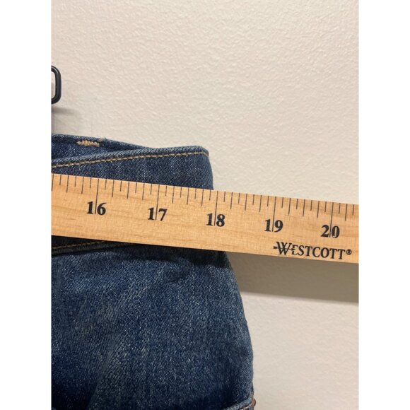 Lane Bryant Plus Size  Magic Waist Mid Rise Boyfriend Dark Wash Jeans Sz 14 - Picture 6 of 9